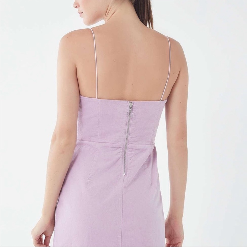 Urban Outfitters | Purple Corduroy Bodycon Dress sz 8 - Picture 2 of 8